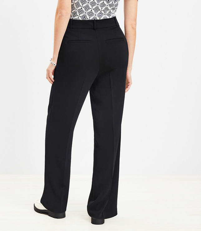 Curvy Peyton Trouser Pants in Crepe