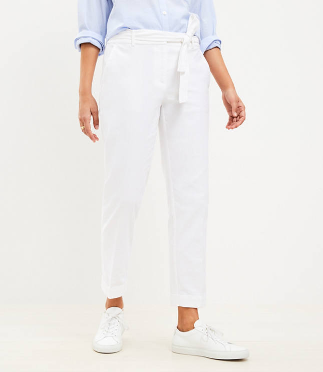 Winter White Petite Pants