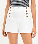 Curvy Sailor Shorts in Twill carousel Product Image 1