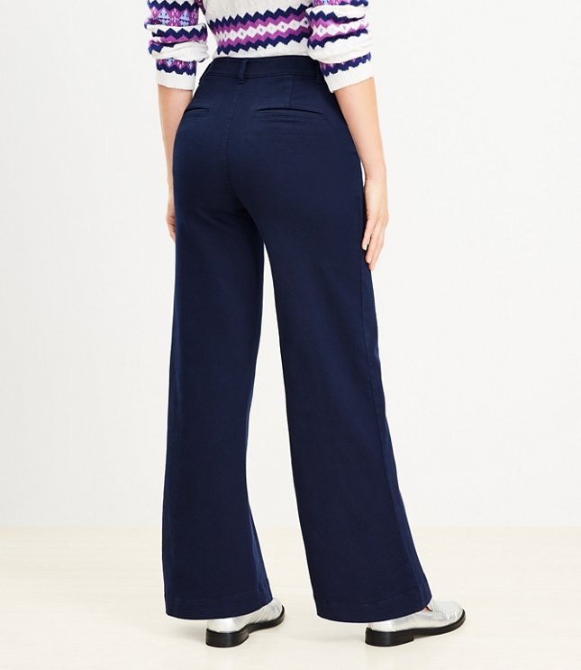 Aéropostale Curvy Twill Pants in Blue