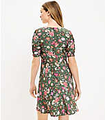 Country Garden Puff Sleeve V-Neck Dress carousel Product Image 3