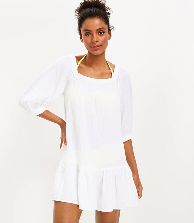 Swing skirt cheap white