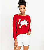 Crab 3/4 Sleeve Sweater carousel Product Image 1
