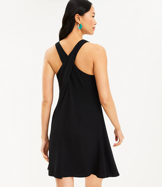 Criss Cross Back Swing Dress