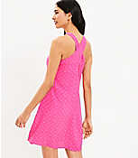 Dotted Criss Cross Back Swing Dress carousel Product Image 3