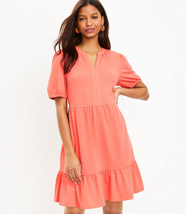 Loft heart outlet flounce dress