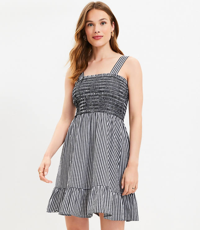 Linen Blend Seamed V-Neck Midi Dress - Neutral Multi