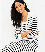 Striped Midi Sweater Tank Dress carousel Product Image 2