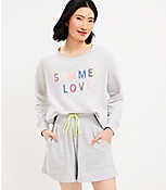 Lou & Grey Summer Love Cozy Cotton Terry Sweatshirt carousel Product Image 1