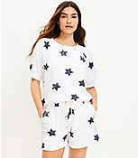Lou & Grey Star Cozy Cotton Terry Shorts carousel Product Image 1