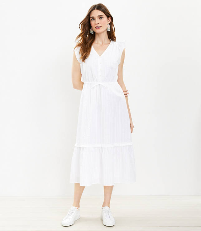 Ann taylor 2025 loft white dress