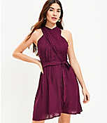Crossover Halter Dress carousel Product Image 1