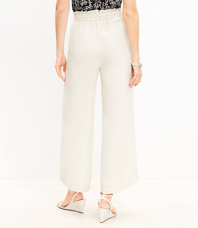 Tall Breezy Wide Leg Pants in Linen Blend
