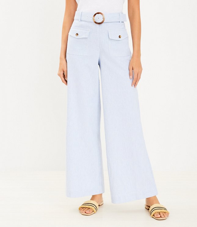 High-Waisted Textured Soft Pants for Women