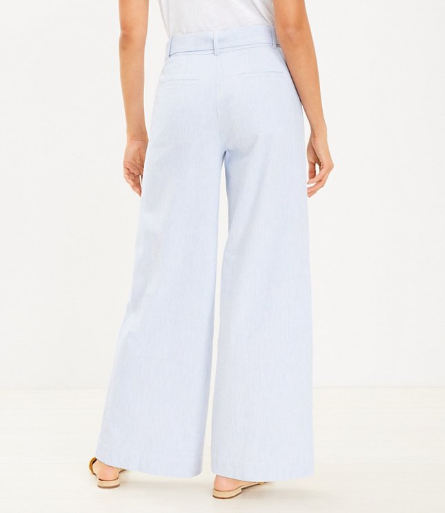 Tall Belted Pants Stripe