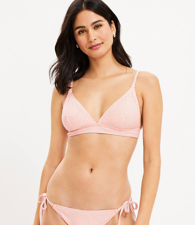 SEERSUCKER Push-up Bikini Top