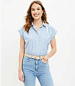Striped Dolman Everyday Shirt carousel Product Image 2