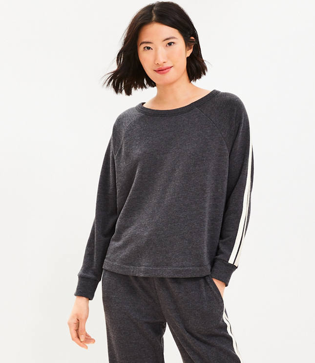 Loft Lou & Grey Ski Lodge Cozy Cotton Terry Sweatshirt