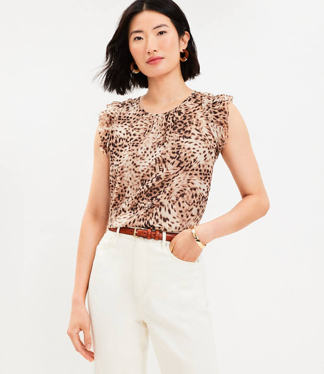 Women'S Animal Print Tops | LOFT