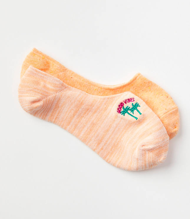 Good Vibes No Show Sock Set