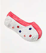 Floral & Heathered No Show Sock Set carousel Product Image 1