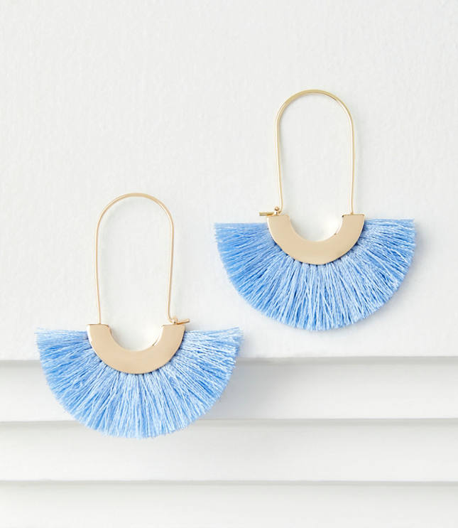 Crescent Fringe Earrings