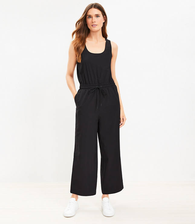 LOFT Lou & Grey Signature Softblend Crossover Jumpsuit - M