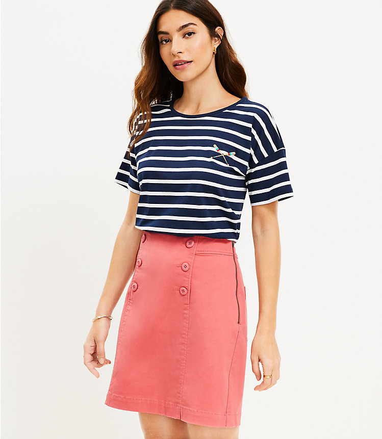 Twill Sailor Skirt image number null