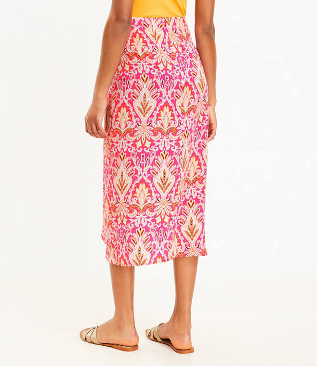 Petite Paisley Sarong Skirt