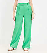 Petite Peyton Trouser Pants in Linen Blend carousel Product Image 1