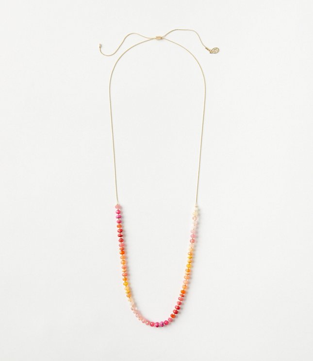 Ombre Pull Tie Necklace