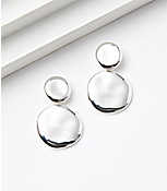 Modern Metallic Drop Earrings carousel Product Image 1
