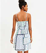 Tall Patchwork Twist Cutout Cami Dress carousel Product Image 3