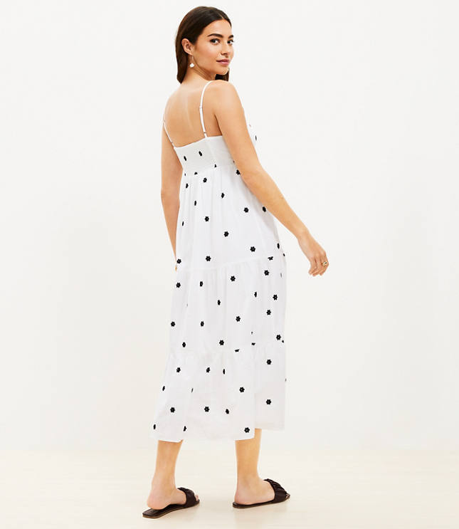 Moxidress Bow Shoulder Floral Print A-line Mini Cami Dress