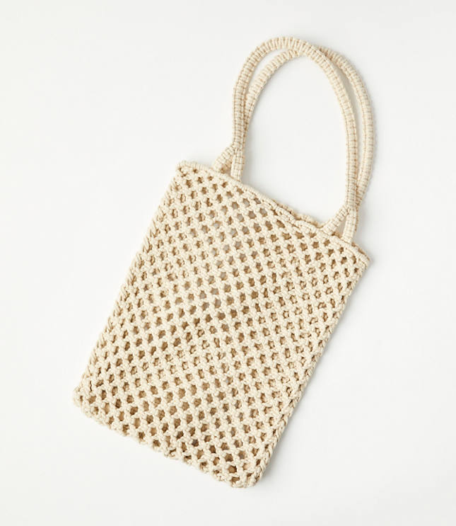 Fame Color Block Double-Use Braided Tote Bag main image 0