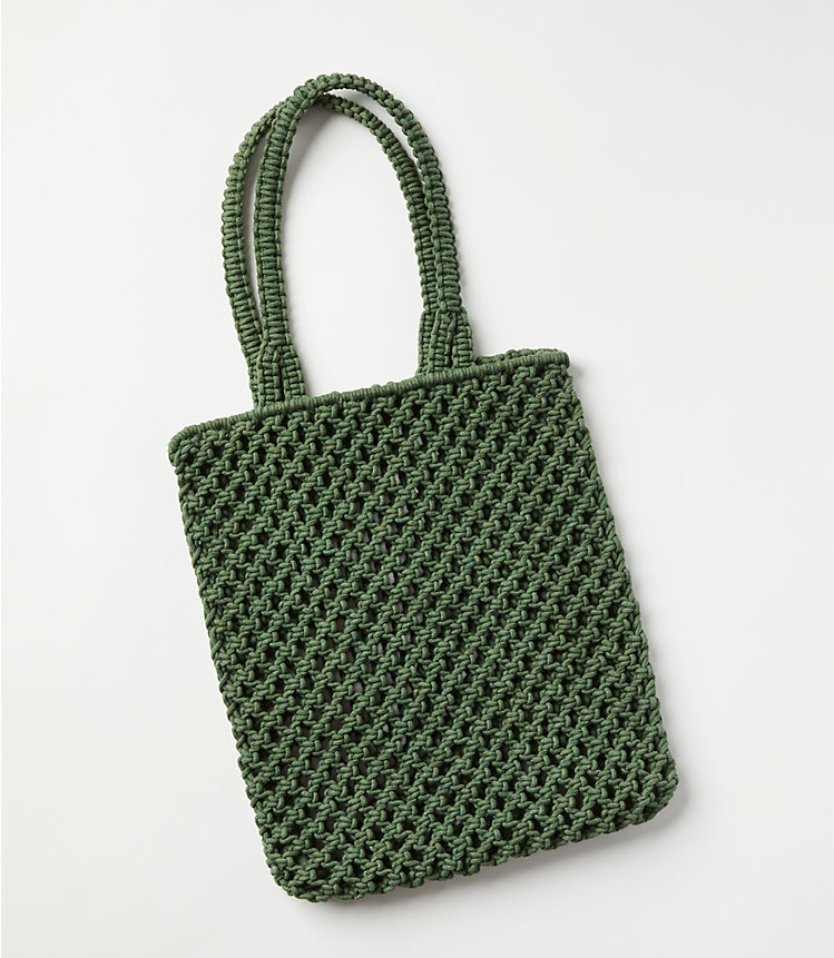 Braided Market Tote Bag image number null