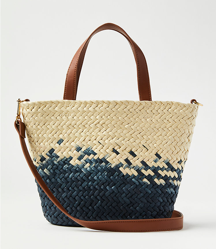 Multicolored Straw Crossbody Bag image number 0