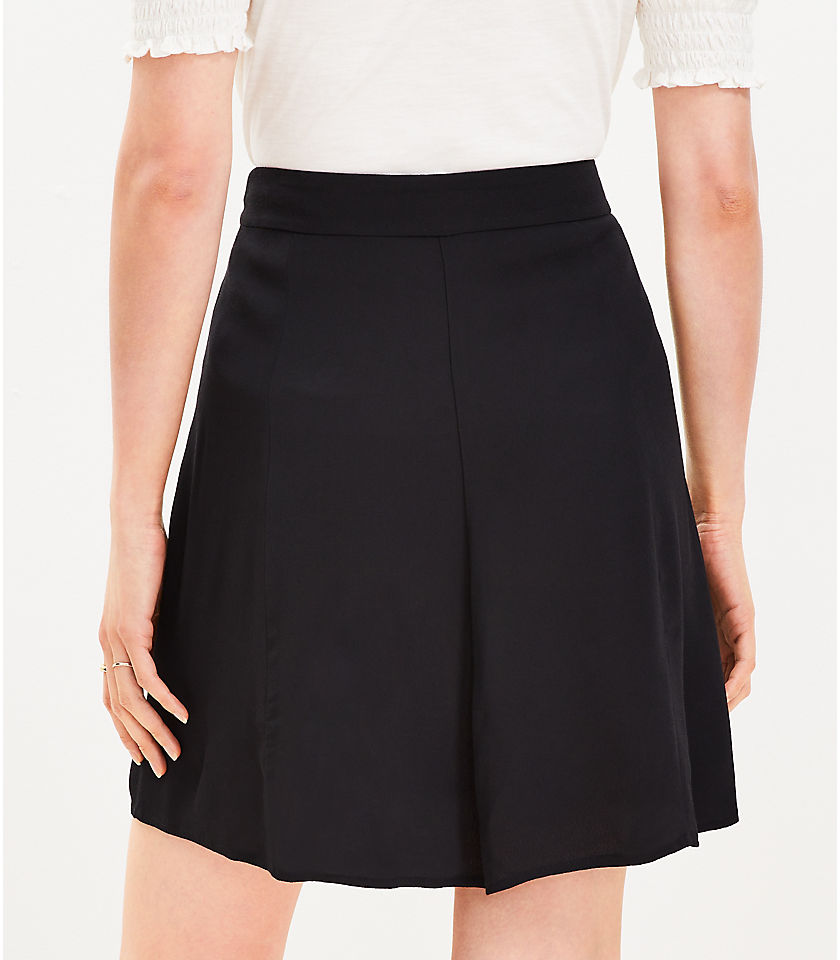 Petite Seamed Skirt