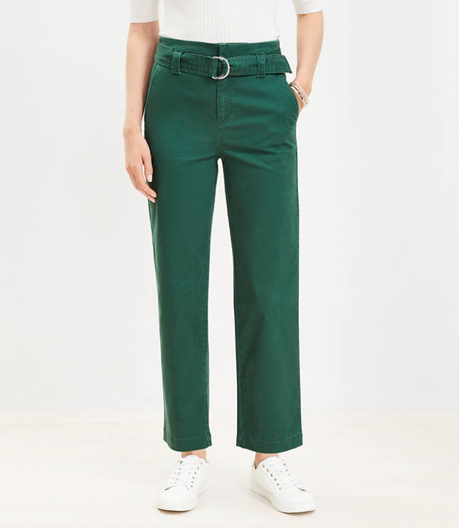 Wide Leg Sailor Pants in Twill