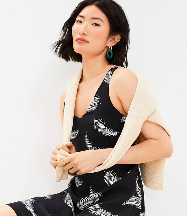 Petite Criss Cross Back Swing Dress