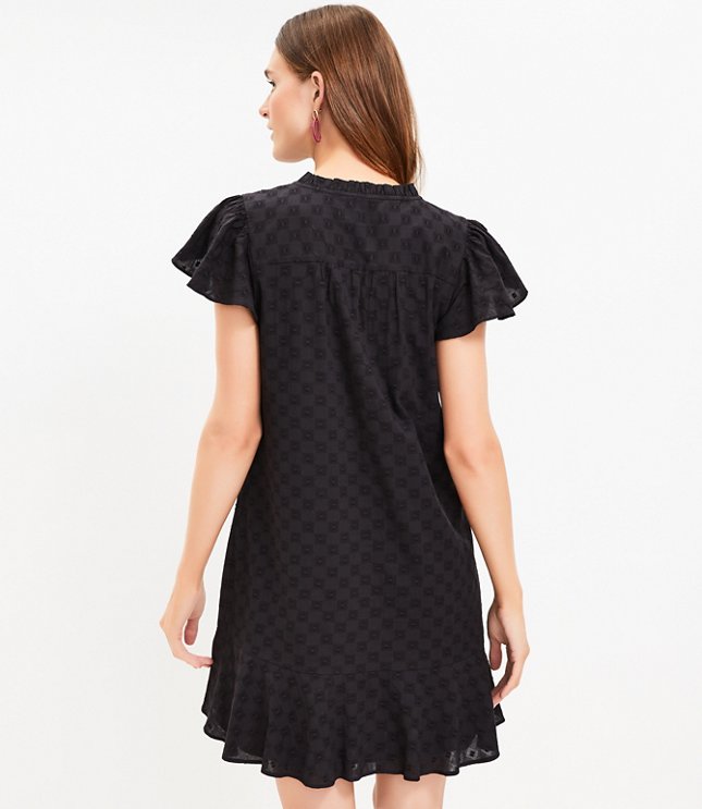 Tall Lace Up Flounce Swing Dress image number 2