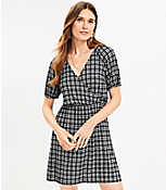 Tall Gingham Puff Sleeve Dress carousel Product Image 1