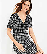Tall Gingham Puff Sleeve Dress carousel Product Image 2