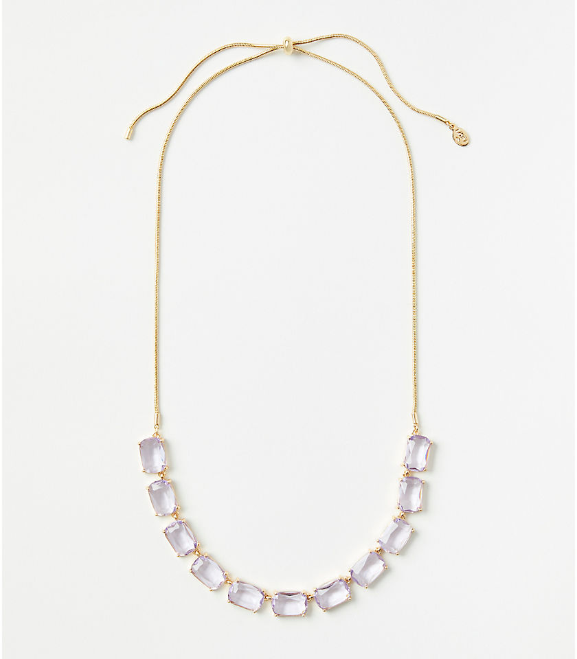 Sparkle Pull Tie Necklace
