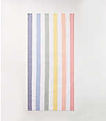Rainbow Striped Beach Towel carousel Product Image 2