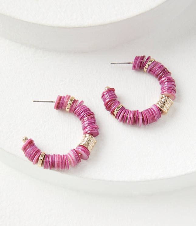 Hoop Earrings with Ball Closure Loft