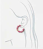 Beaded Hoop Earrings carousel Product Image 2