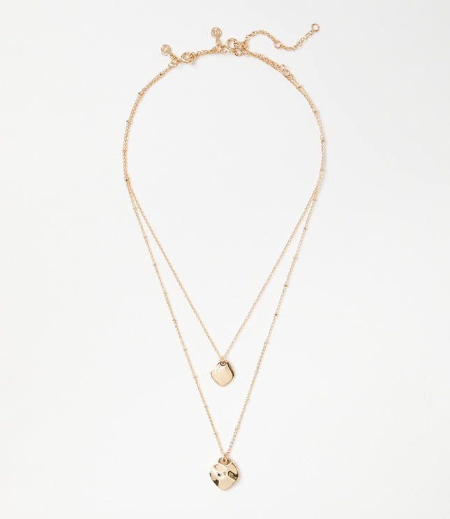 Molded Double Layered Necklace