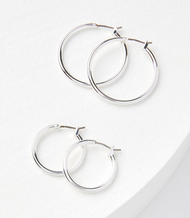 Modern Hoop Earring Set