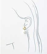 Freshwater Pearl Drop Earrings carousel Product Image 2